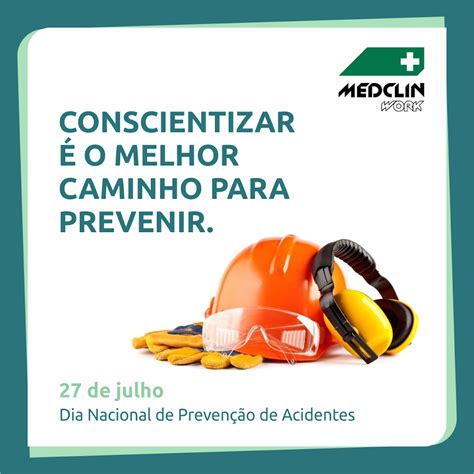 Dia Nacional de Prevenção de Acidentes de Trabalho Medclin