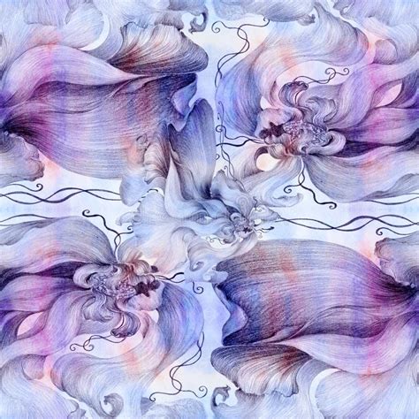 flowers abstract wallpaper  floral motifs seamless pattern