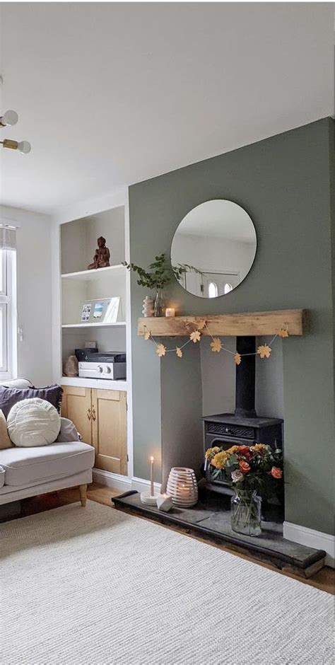 Pin By Blubbagee On Home Ideas Feature Wall Living Room Log Burner