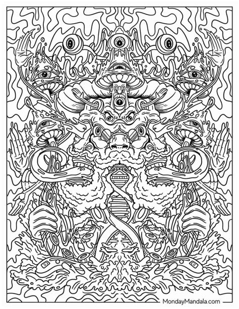 Trippy Coloring Page