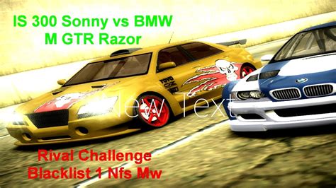 Nfs Most Wanted Rivals Challenge Lexus Is Vs Bmw M Gtr Speedtrap Or