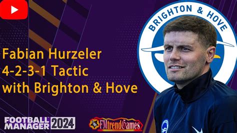 Fabian Hurzeler Tactic With Brighton In Fm This Season Build Up