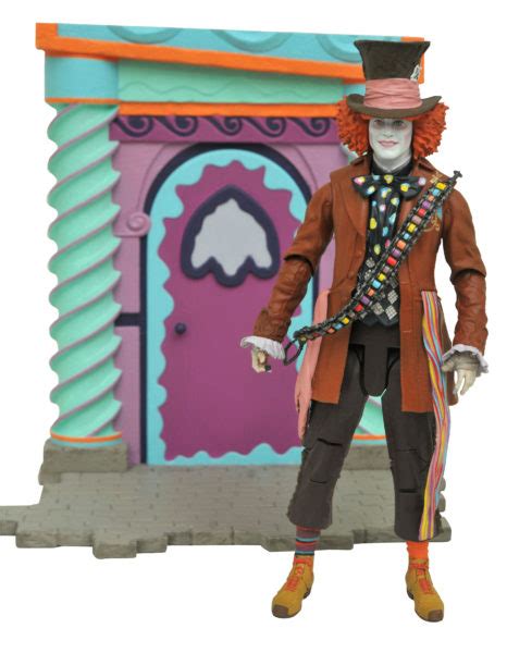 First Look Previews Exclusive Red Hatter Action Figure Diamond Select