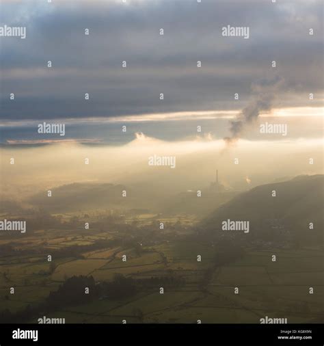 Sunrise from Mam Tor Stock Photo - Alamy