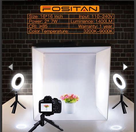 Photo Studio Box Fositan X Inch Table Top Photo Light Box