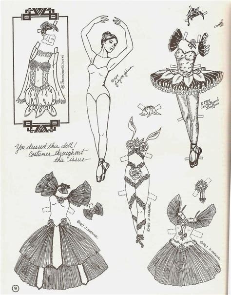 Pin On Paper Doll Ballet