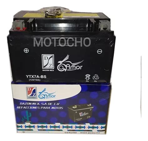 Batería Ytx7a bs Libre De Mantenimiento Motoneta Motocicleta Meses