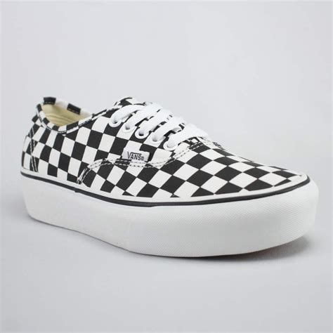 Tênis Vans Authentic Plataforma Checkerboard Preto Branco atelier