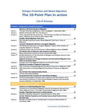 Fillable Online Unhcr Refugee Protection And Mixed Migration Fax Email