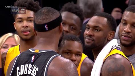 Julius Randle And Boogie Cousins Scuffle Randle Post Game Interview