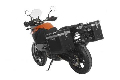 Touratech Zega Pro Aluminium Pannier System And Black Litres