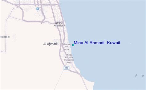 Mina Al Ahmadi Kuwait Tide Station Location Guide