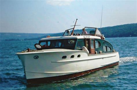 1949 Chris Craft 40 Dcfb Cruiser Classic Wooden Boats Boat Classic Boats