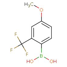 现货供应ChemShuttle4 methoxy 2 trifluoromethyl benzeneboronic acid