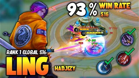 Top 1 Global Ling S16 Ling Best Build Emblem Pro Ling Gameplay By