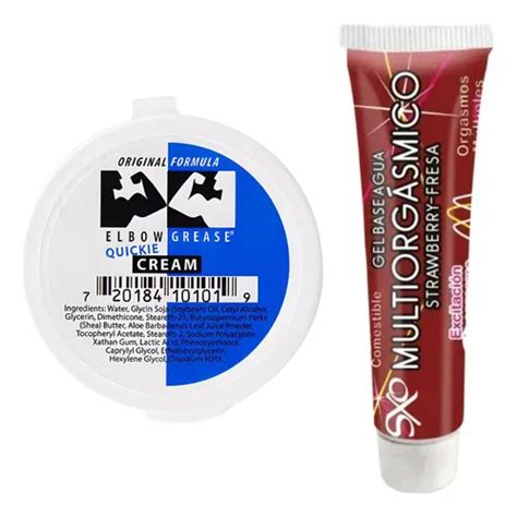 Lubricante Anal Elbow Grease Original Multiorg Smico Ml Fresa Meses Sin Inter S