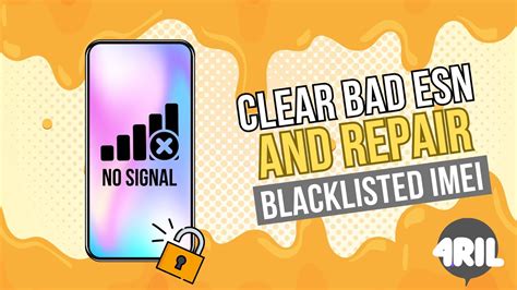 Clear Bad Esn And Repair Blacklisted Imei Updated Method Youtube