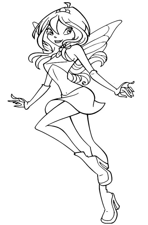 Disegni Delle Winx Club Da Colorare Pianetabambiniit Disegno Porn