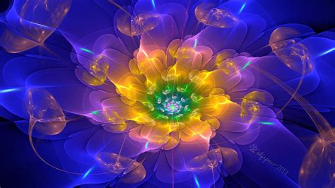 Deviantart Wolfepaws Gallery Fractal Art Fractals Flower Lights