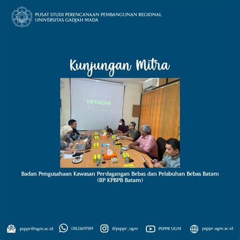 Kunjungan Mitra Badan Pengusahaan Kpbpb Batam Pusat Studi