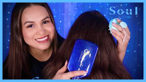 Asmr Cepillando El Cabello Masaje Capilar Real Soul Asmr Youtube