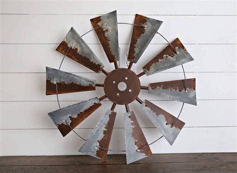 Farmhouse Wall Decor Metal Decor Windmill Decor Inch Rustic Wall