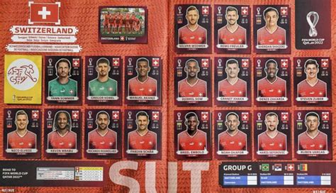 Coupe Du Monde 2022 Voici Les Vignettes Panini De La Suisse