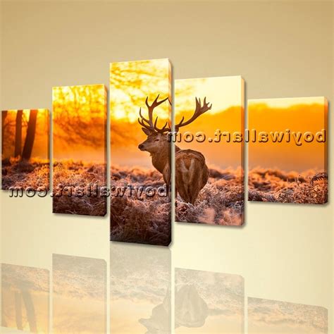 15 Inspirations Deer Canvas Wall Art