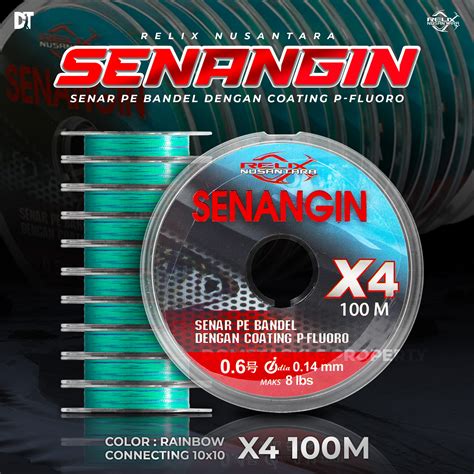 Extra Bonus Senar Pe Senangin X Relix Nusantara Senar Pancing Benang