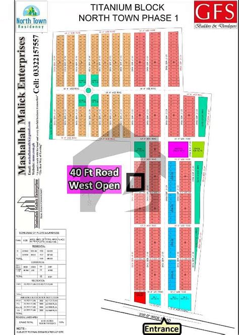 R 423 40 FT Road West Open North Town Residency Phase 01 North