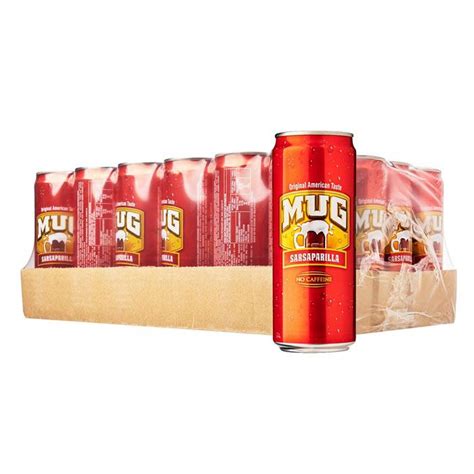 Mug Root Beer Can Drink 330ml X 24