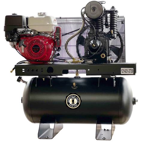 Industrial Gold 30 Gal 13 Hp Honda Portable Low Rpm 175 Psi Electric Air Compressor With Quiet