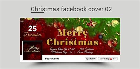 32+ Christmas Facebook Covers - PSD