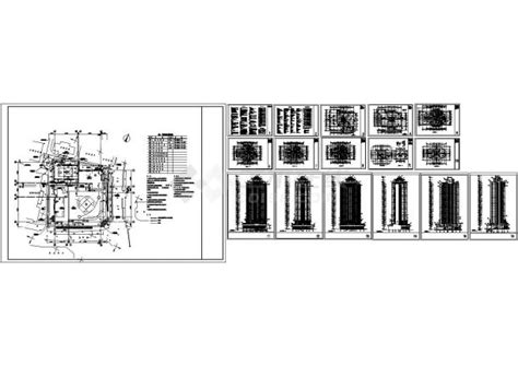 某二十八层商住楼建筑方案图（cad，17张图纸）住宅小区土木在线