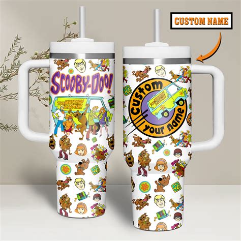 Scooby Doo Cartoon Custom Stanley Quencher 40oz Stainless Steel Merchidea