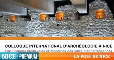 Un Colloque International Darch Ologie Nice Fortifications