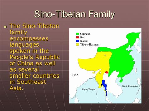 Tibetan Language Map