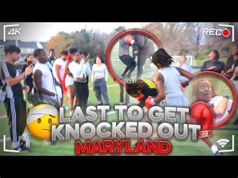 LAST TO GET KNOCKED OUT MARYLAND Hood Edition YouTube