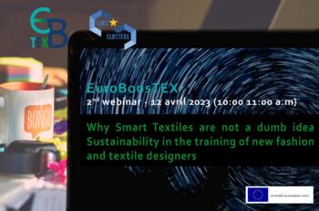 2nd webinaire EuroboosTEX sur les textiles intelligents la durabilité