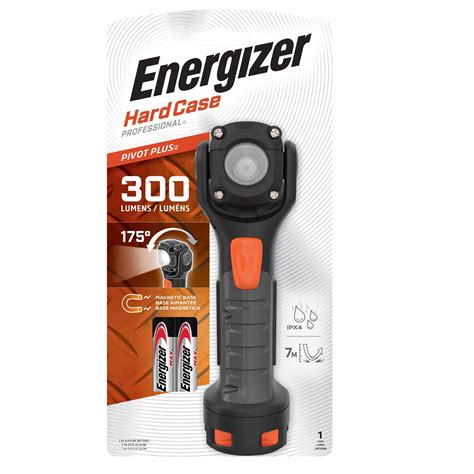 Linterna Energizer Hard Case Professional Pivot Plus 2 Pilas