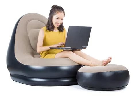 Sillones Sof Inflable Port Til Plegable Con Reposapi S Meses Sin Inter S