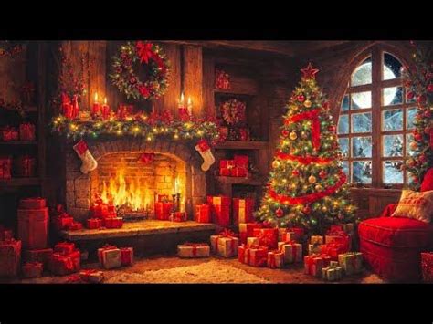 Gemütliches Weihnachtsbiente 2024 🎁 Instrumental Weihnachtsmusik mit knackigem Kamin - Yo ...