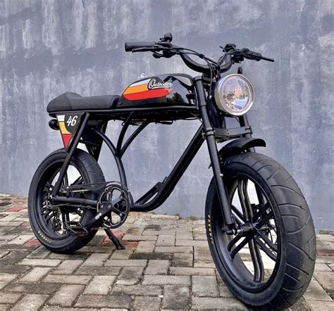 antik outsider sepeda listrik model vintage  ternyata dijual