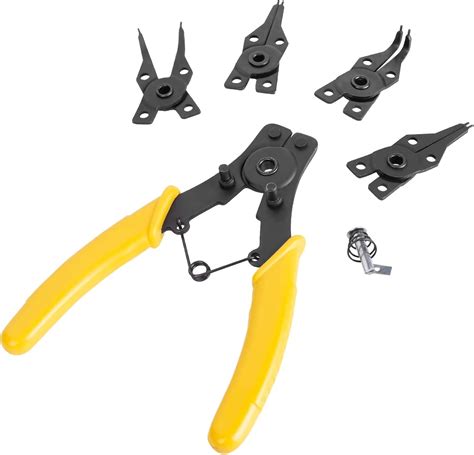 4 In 1 Snap Ring Pliers Set Dual Purpose Circlip Convertible Snap Ring