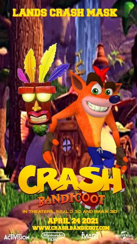 Crash Bandicoot Movie (2021) Poster by danyvianicandiani on DeviantArt