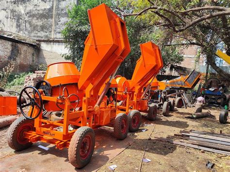 Mild Steel Hydraulic Hopper Concrete Mixer Capacity L At Rs