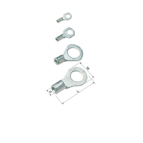 Elpress Un Insulated Ring Terminals 025 6mm² E Tech Components