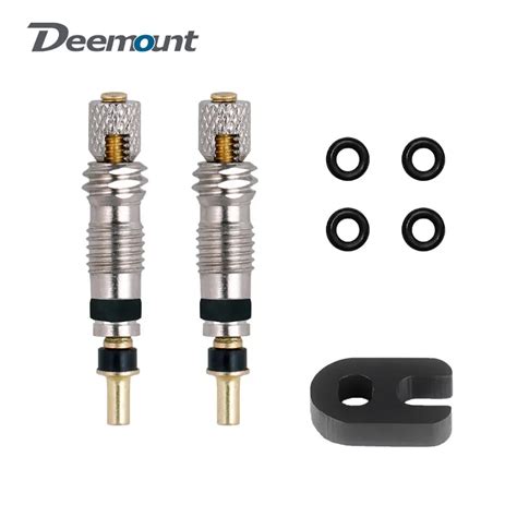 Deemount Brass Presta Valve Core Pcs Cnc Machined French Valve