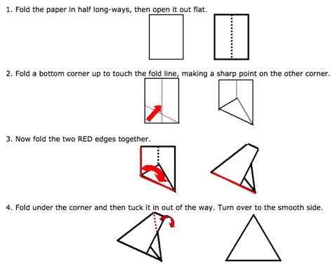 Folding An Equilateral Triangle Aiming High Teacher Network