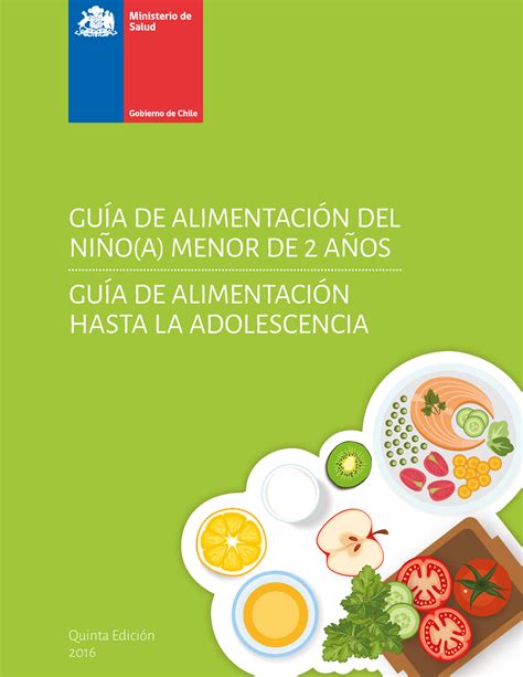 Guía Alimentación Minsal 2016 GUÍA DE ALIMENTACIÓN DEL NIÑO A MENOR